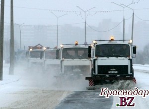 Ликвидация ледяного дождя и снега в Краснодаре идет в штатном режиме