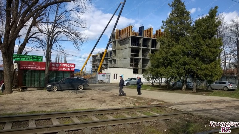 Фотография строительства ЖК на Магистральной от 20 марта 2016 № 1