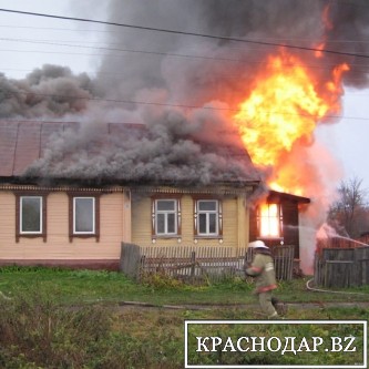 Пожар в частном доме