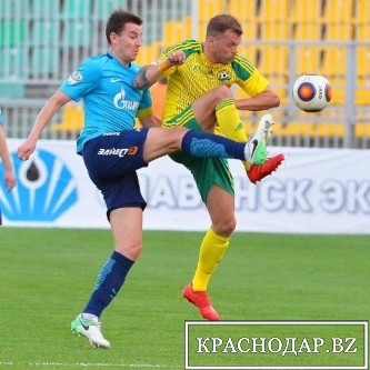 Футболисты «Кубани» на своем поле обыграли «Зенит-2»