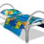 Комфортные кровати металлические для детских лагерей 6