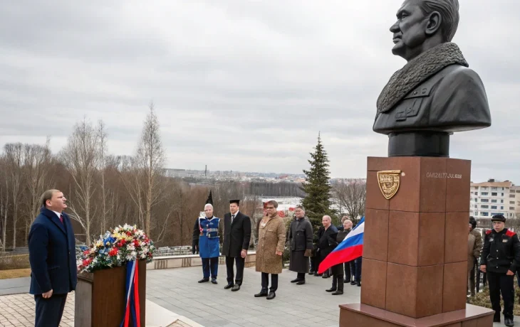 В Барнауле открыли бюст Герою России Игорю Иванову