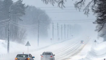 Снежный шторм парализовал трассу Саратов – Сызрань