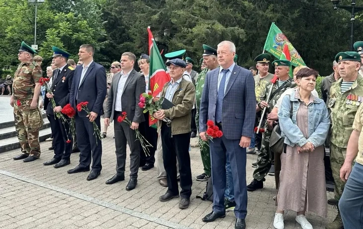 Митинг в Краснодаре к 108‑й годовщине Пограничной службы