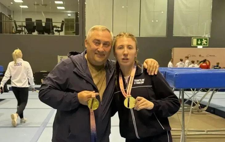 Краснодарские спортсмены завоевали медали чемпионата Европы по прыжкам на батуте