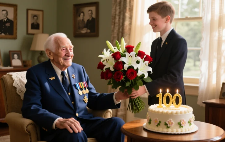 Краснодар поздравляет ветерана Великой Отечественной войны с 100-летием