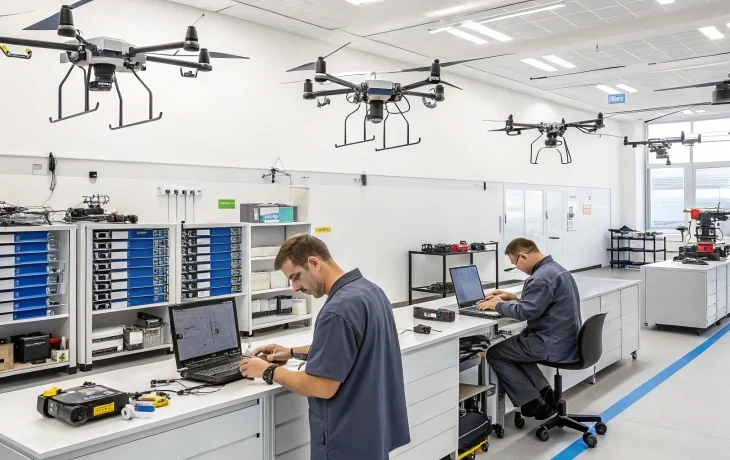 Открытие современных центров обслуживания дронов для обеспечения СВО Открытие современных центров обслуживания дронов для обеспечения СВО