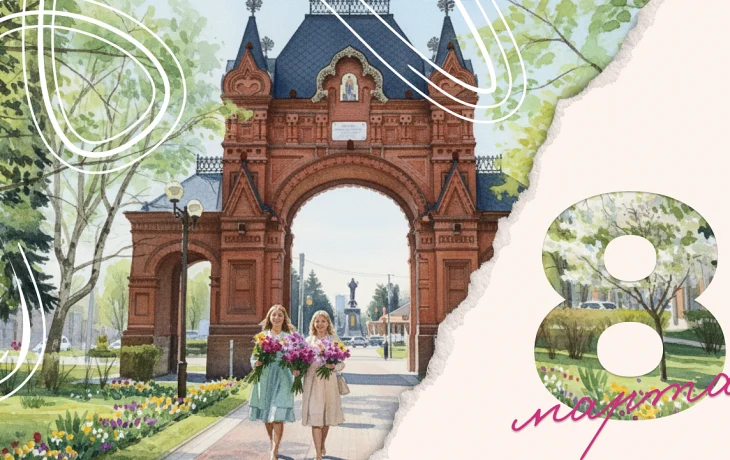 Наумов и Галушко поздравили краснодарских женщин с 8 Марта