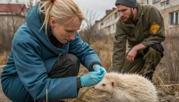 Редкий дикобраз-альбинос спасен в Анапе: тайна происхождения животного