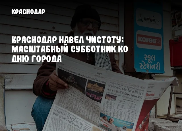 Краснодар навел чистоту: масштабный субботник ко Дню города Краснодар навел чистоту: масштабный субботник ко Дню города