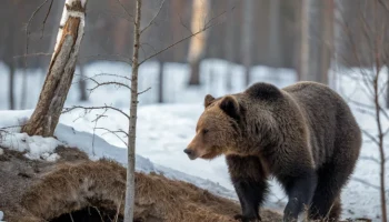 Медведи Нижегородской области готовятся к зиме: как они выбирают берлоги
