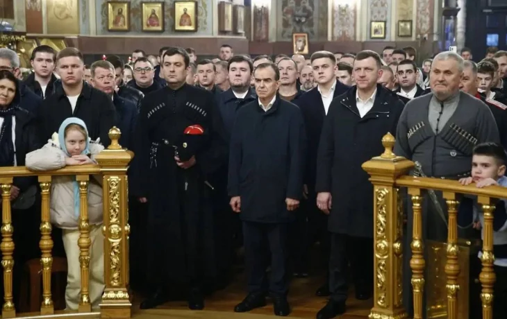 Евгений Наумов поздравил краснодарцев с Рождеством Христовым