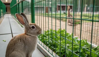 В барнаульском зоопарке поселился очаровательный заяц!
