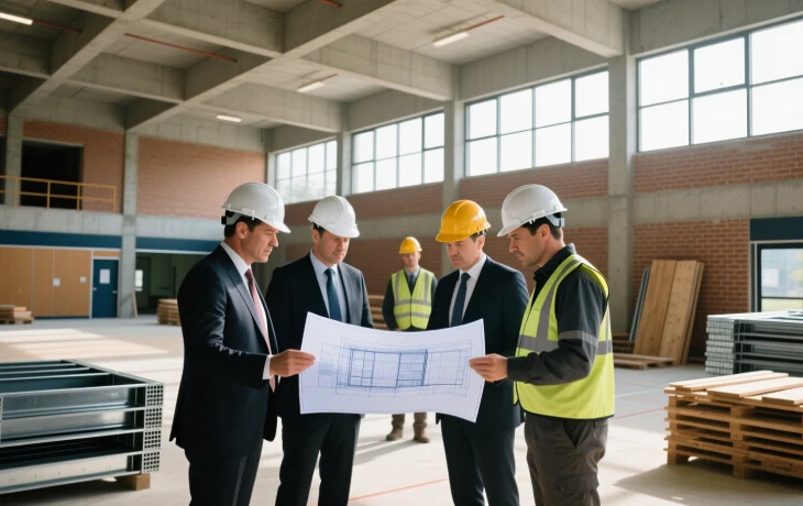 В Краснодаре проверяют строительство пищеблока и спортзала в школе №63