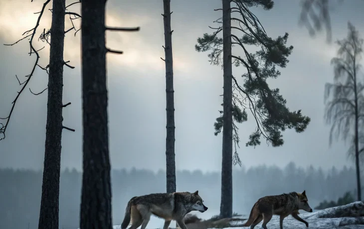 Одинокие волки Ленобласти готовятся к зиме: как они адаптируются и почему это важно