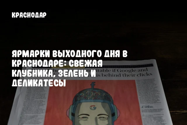 Ярмарки выходного дня в Краснодаре: свежая клубника, зелень и деликатесы