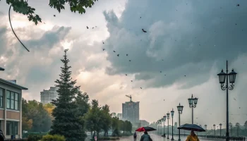 Переменчивая погода в Кубани 27 сентября: дожди, похолодание и сильный ветер