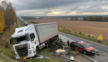 Трагедия на дороге: подросток погиб в ДТП с большегрузом в Нижегородской области