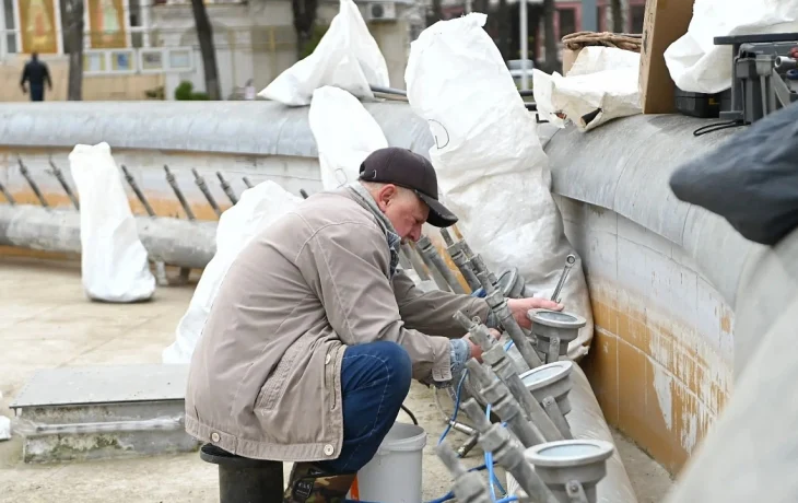 Краснодарские фонтаны запустят 24 апреля