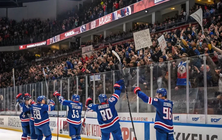 СКА-1946 одержал первую победу в финале Кубка Харламова и сохранил шансы на титул