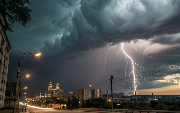 Погода в Новосибирске: дожди, грозы и тепло на выходных