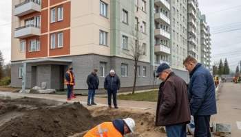 Краснодар: Жители нового дома остались без воды и лифтов из-за аварии