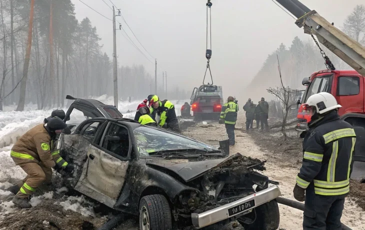 Трагедия на трассе А-114: столкновение «Газели» и «Хендэ» унесло жизнь водителя