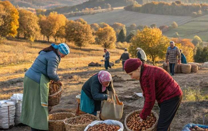 Кубанский фундук: рекордный урожай в Лабинском районе
