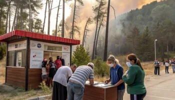 Геленджик призывает жителей помочь в тушении лесного пожара