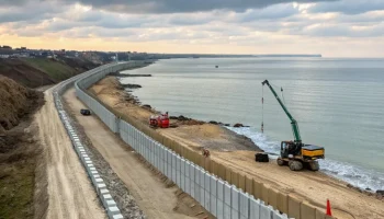 Анапа защитила свои пляжи: возведен гигантский защитный вал