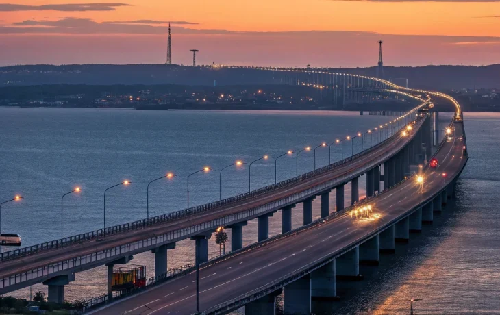 Временное перекрытие Крымского моста: причины и последствия