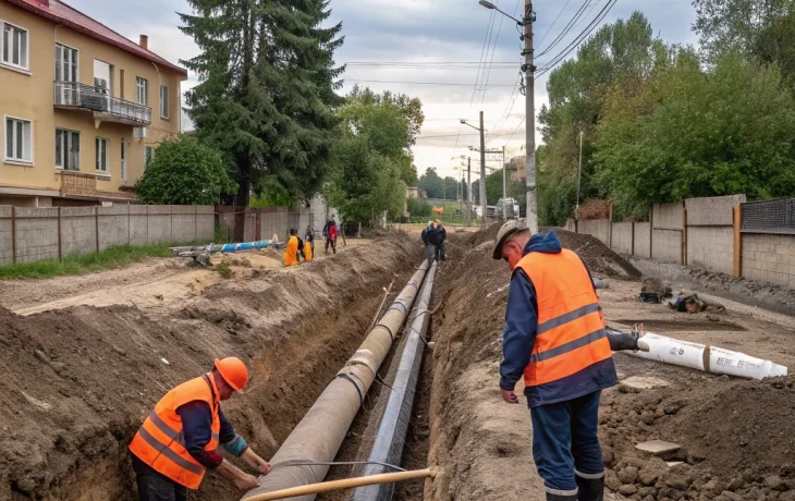 В Батуринской станице завершен капитальный ремонт теплосети