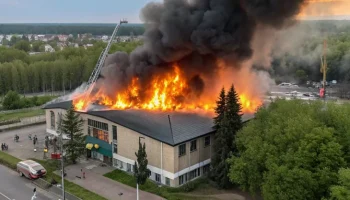 Серьезный пожар рядом с загородным клубом «Утрау» в Казани: причины и последствия