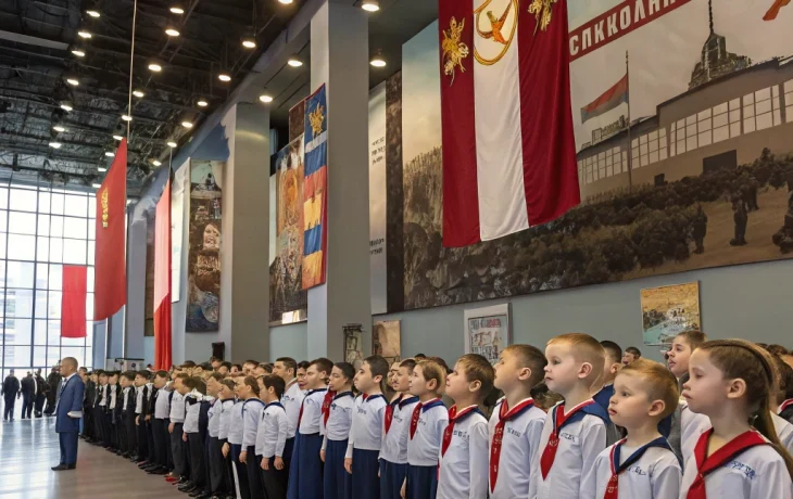 Юные патриоты Кубани дали клятву в «России — моя история» Юные патриоты Кубани дали клятву в «России — моя история»