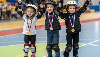 Юные спортсмены из Екатеринбурга блистают на Чемпионате России по роликовым конькам