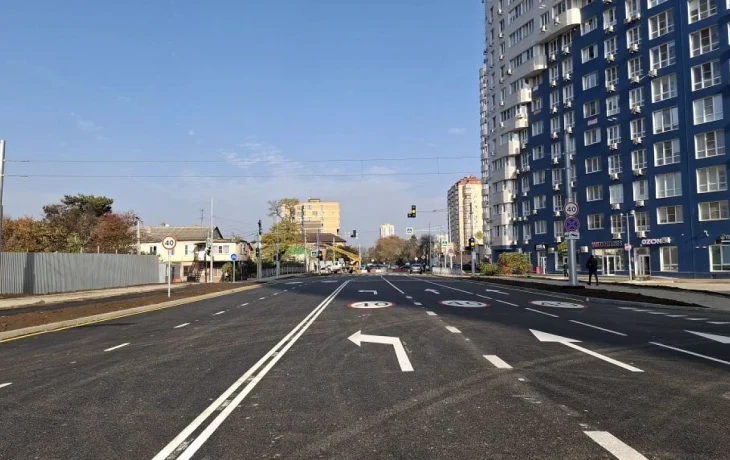 В Краснодаре открывают новую дорогу на ул. Старокубанской В Краснодаре открывают новую дорогу на ул. Старокубанской