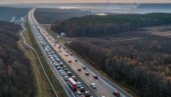 Массовые пробки под Нижним Новгородом: тысячи водителей застряли в многокилометровых заторах
