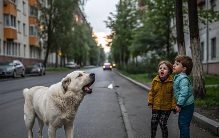 Алабай напал на подростков в Внуково