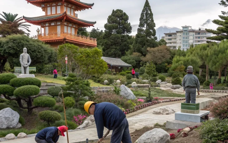 Благоустройство Сада Российско-Японской дружбы в Сочи