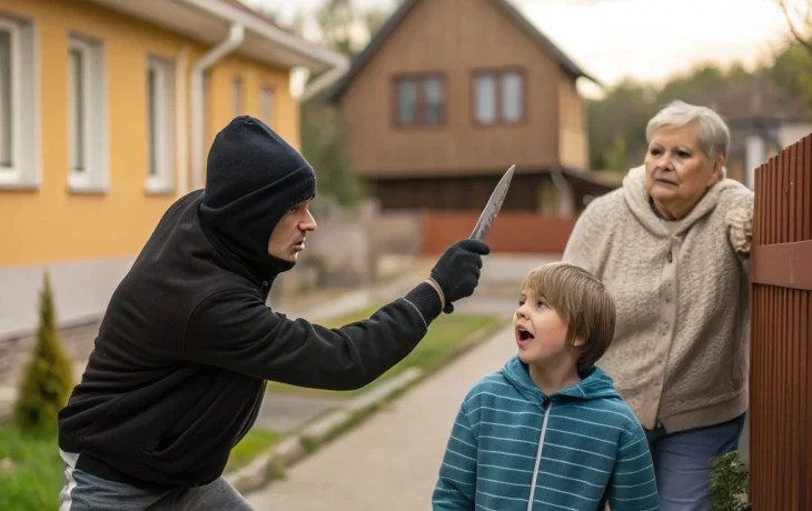 Семье в Афипском угрожают: сосед с ножом терроризирует многодетных родителей