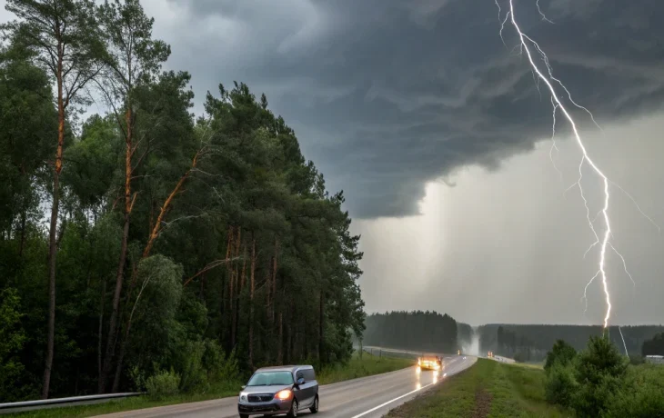 Погодное предупреждение в Башкирии: грозы, град и сильный ветер ожидаются 3 июня