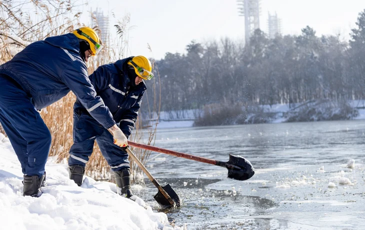 Опасный лёд в Краснодаре: спасатели предупреждают жителей
