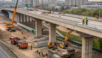 Масштабная реконструкция Фадеевского путепровода в Краснодаре