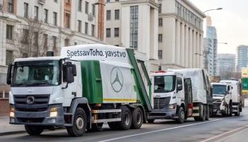 Пять современных мусоровозов начали работать в Новосибирске