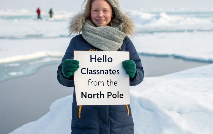 Ученица из Ейска передала привет с Северного полюса: история участия в арктической экспедиции Росатома