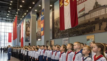 Юные патриоты Кубани дали клятву в «России — моя история»