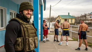 Герой СВО помог обновить боксерский клуб в Славянске-на-Кубани