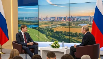 Евгений Наумов обсудил развитие городов и сельских территорий на встрече с Путиным