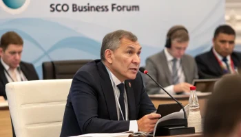 Рустам Минниханов участвовал в Петербургском международном газовом форуме