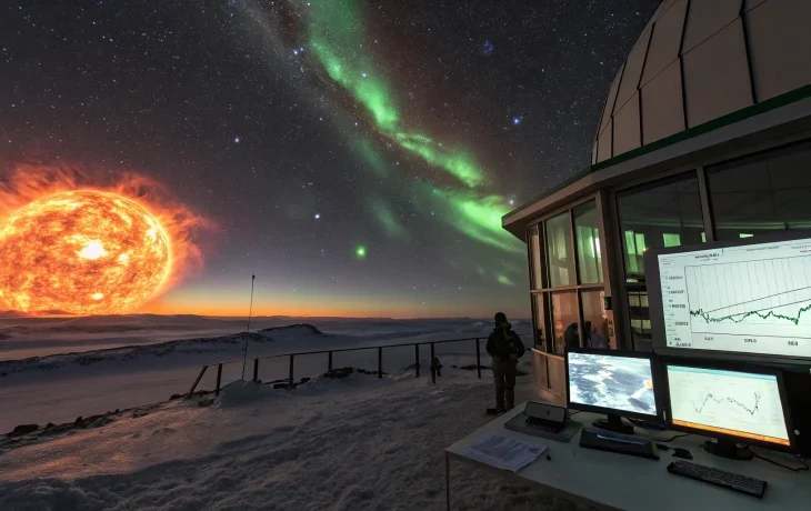 Рекордная солнечная активность вызывает геомагнитные бури на Земле